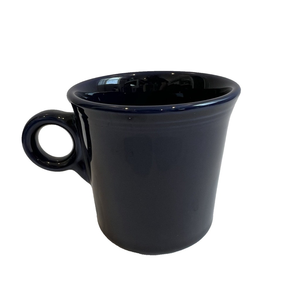 Fiesta Ring Handle Mug Cobalt Blue Ceramic Coffee Cup HLC USA